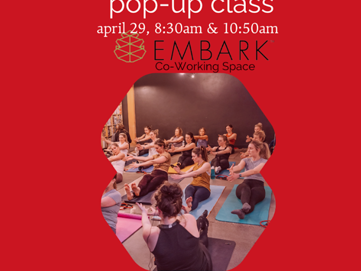 FREE Pure Barre Pop-up Classes @ Embark